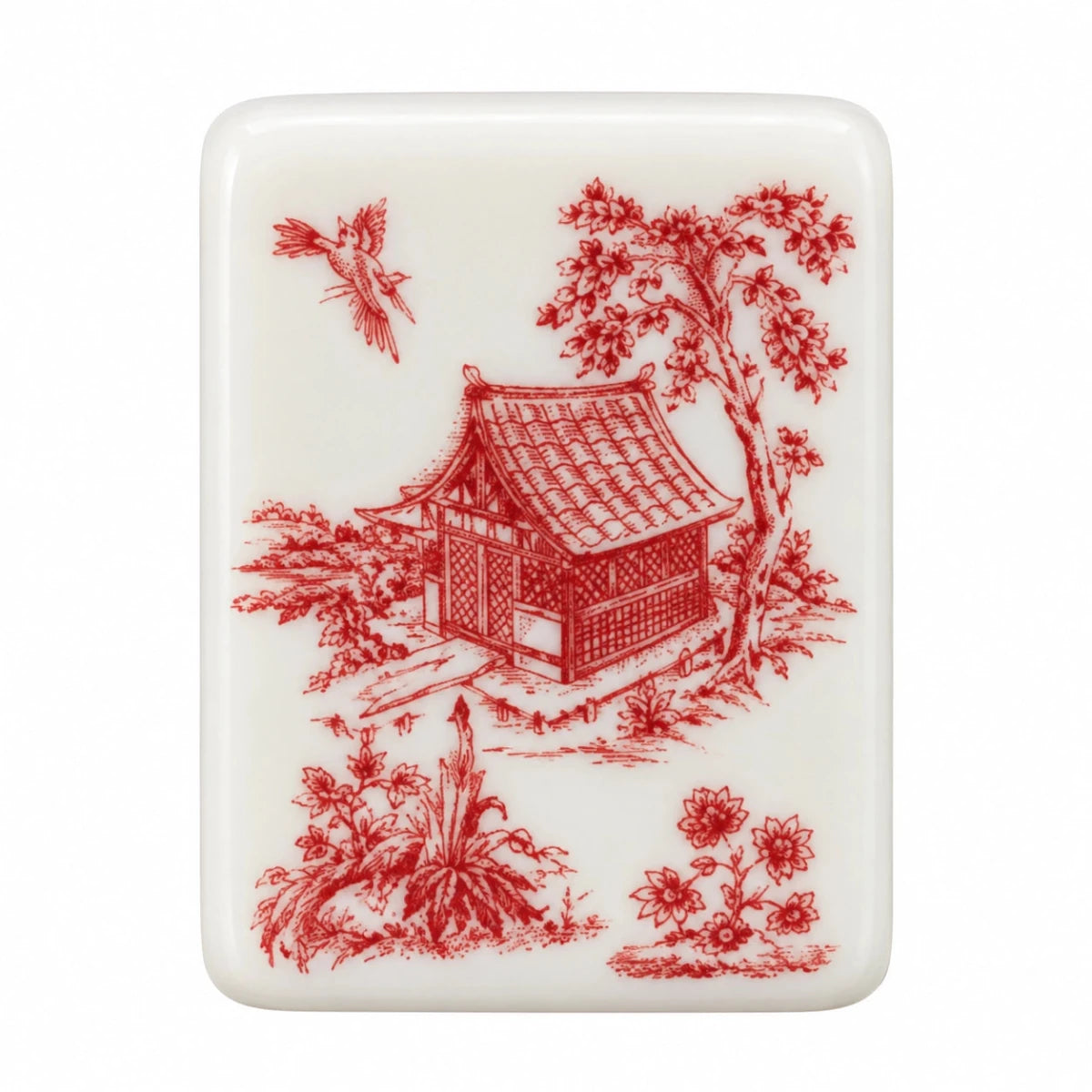 Red Chinoiserie Mahjong Set - Mahjong set -Jimberly's Boutique-Olive Branch-Mississippi