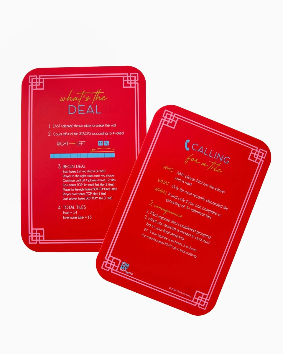 Red Mahjong Shufflers | Oh My Mahjong - Mahjong Shufflers - Jimberly's Boutique - Olive Branch - Mississippi