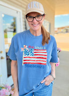 Red, White & Blueberries | Comfort Colors - Embroidered Comfort Colors - Jimberly's Boutique - Olive Branch - Mississippi