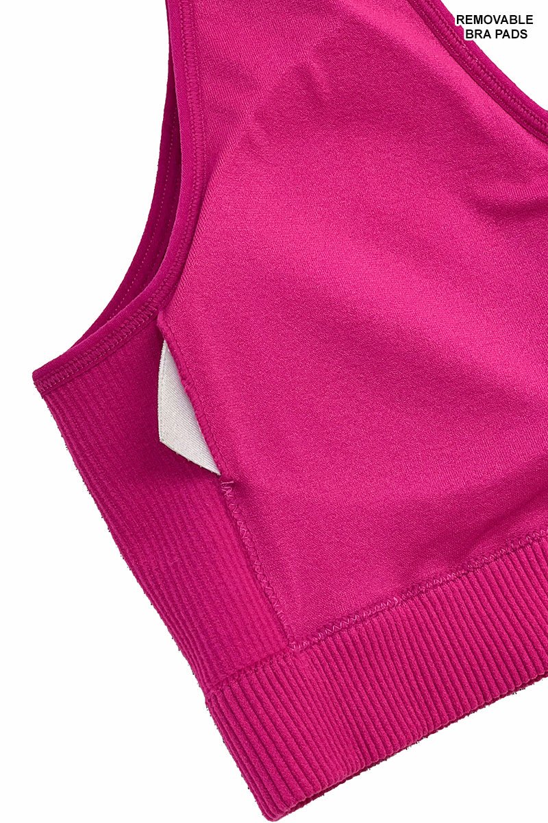 Ribbed Square Neck Tank Top - tank top - Jimberly's Boutique - Olive Branch - Mississippi