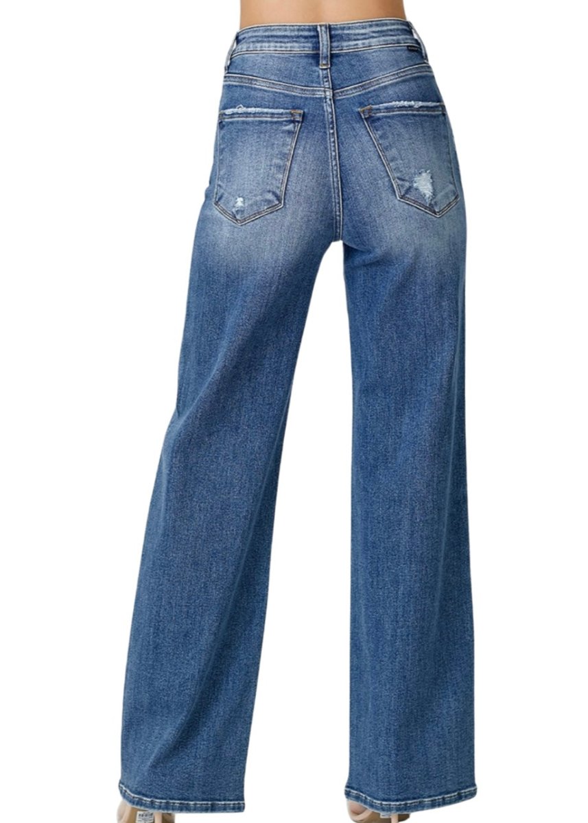 Risen Eaton High Rise Wide Leg Jeans - risen jeans - Jimberly's Boutique - Olive Branch - Mississippi