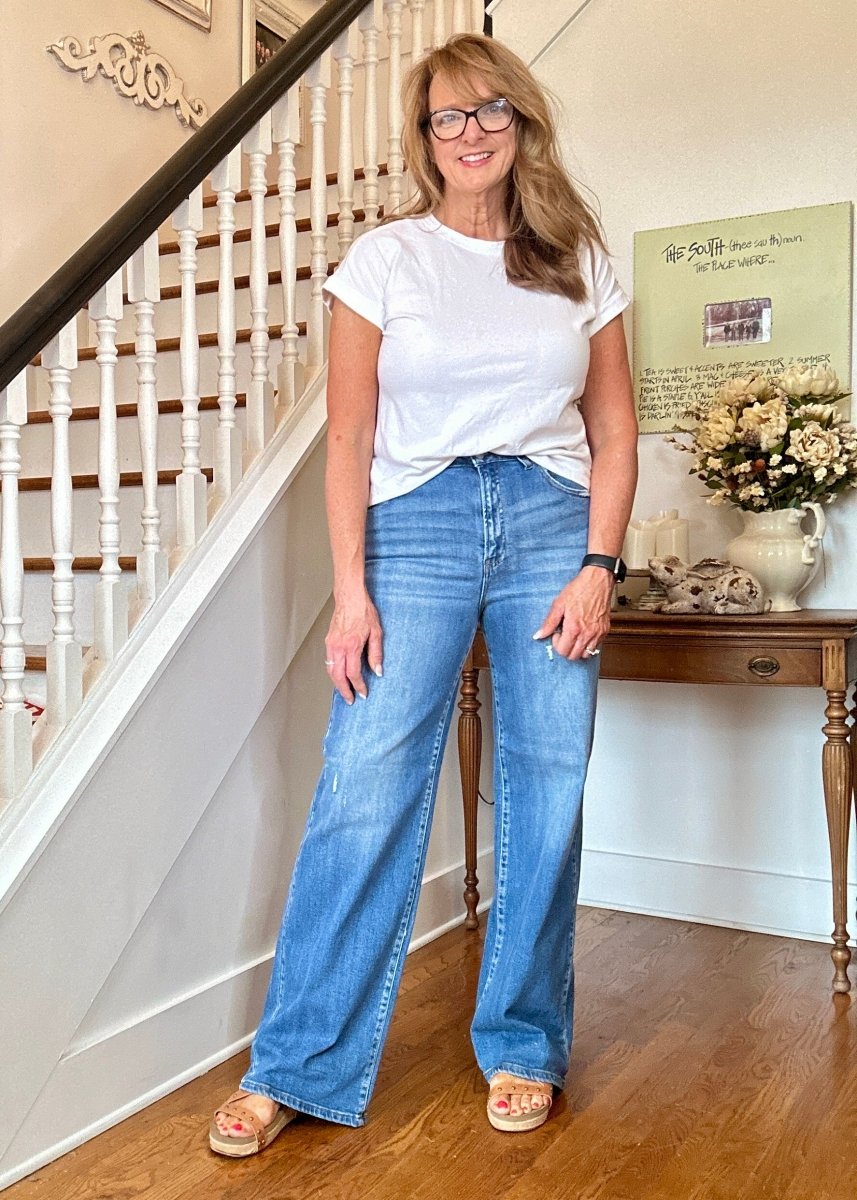 Risen Eaton High Rise Wide Leg Jeans - risen jeans - Jimberly's Boutique - Olive Branch - Mississippi