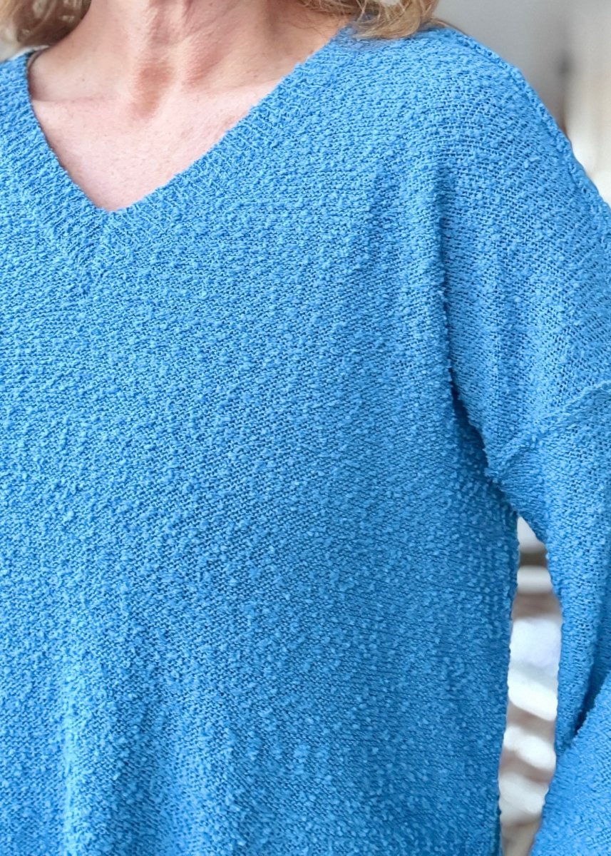 Rocky Road Sweater - Dusty Blue - sweater - Jimberly's Boutique - Olive Branch - Mississippi