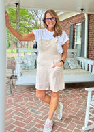 Rosie Acid Wash Romper - Ash Mocha - Jimberly's Boutique - Olive Branch - Mississippi