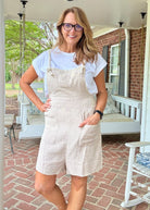 Rosie Acid Wash Romper - Ash Mocha - Jimberly's Boutique - Olive Branch - Mississippi