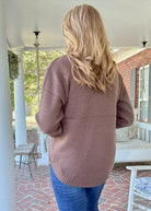 Round Neck Basic Sweater - Brown - sweater - Jimberly's Boutique - Olive Branch - Mississippi