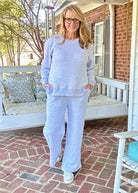 Royce Long Sleeve French Terry Fleece - Oatmeal - Royce Long Sleeve Tee - Jimberly's Boutique - Olive Branch - Mississippi