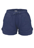 Royce Melange Poncho Shorts - Navy - Shorts - Jimberly's Boutique - Olive Branch - Mississippi