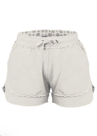 Royce Melange Poncho Shorts - Oatmeal - Shorts - Jimberly's Boutique - Olive Branch - Mississippi