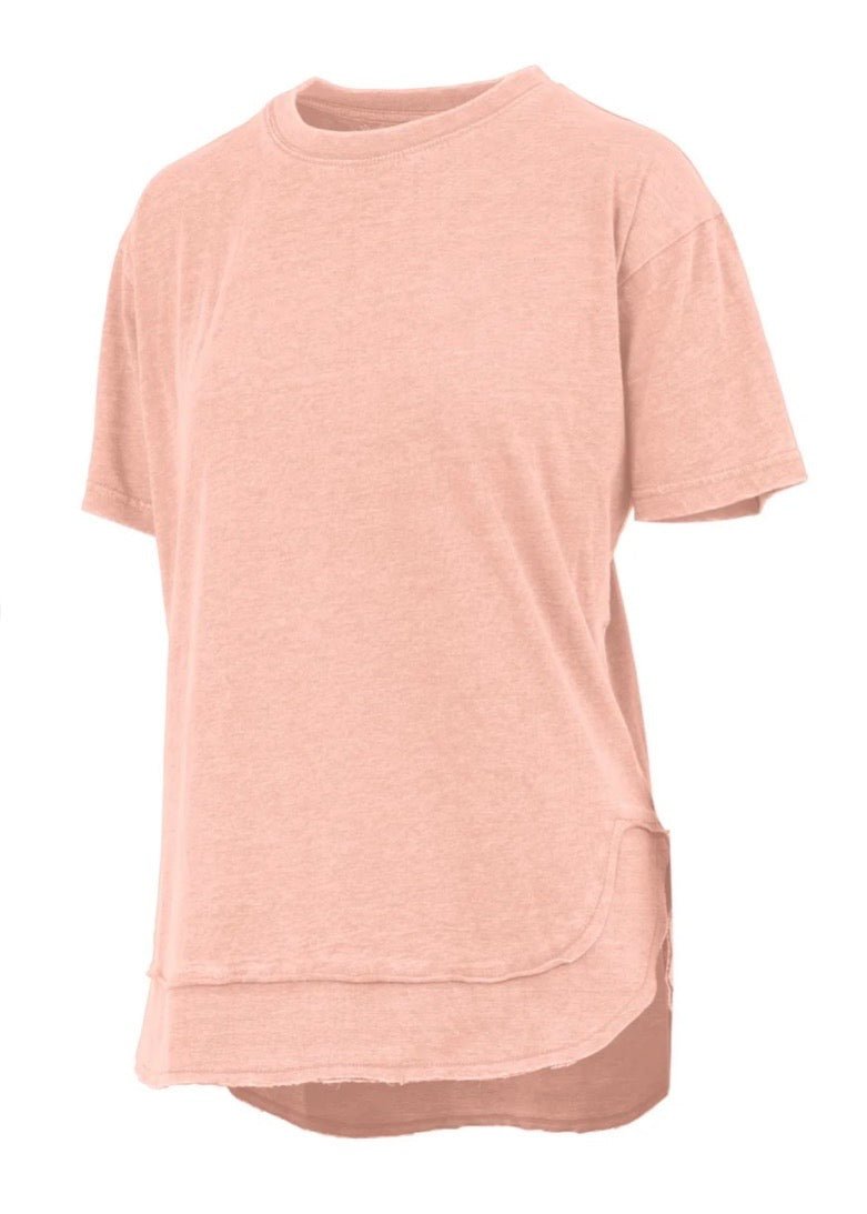 Royce Poncho Top Rounded Bottom - Creamsicle - Royce Poncho Shirt - Jimberly's Boutique - Olive Branch - Mississippi