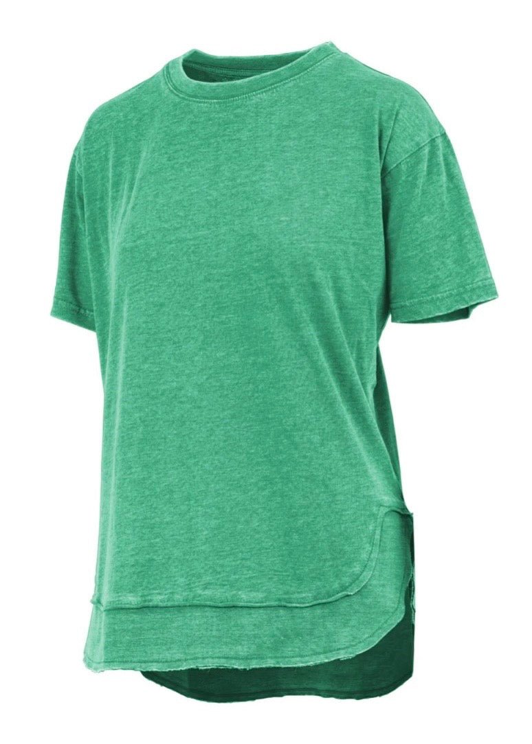 Royce Poncho Top Rounded Bottom - Kelly Green - Royce Poncho Shirt - Jimberly's Boutique - Olive Branch - Mississippi