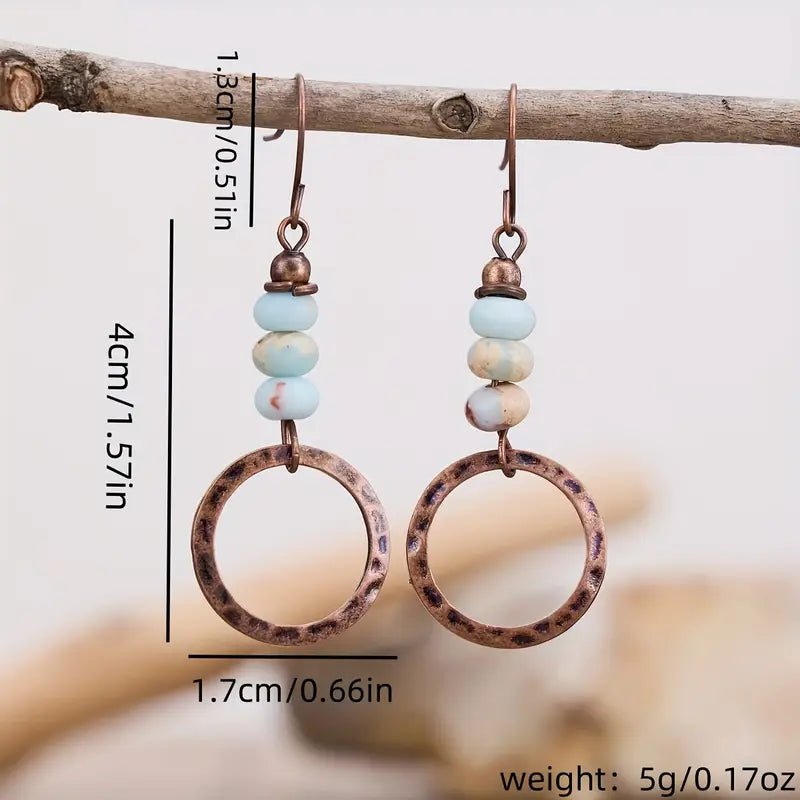 Rustic Boho Dangle Earrings - Earrings - Jimberly's Boutique - Olive Branch - Mississippi