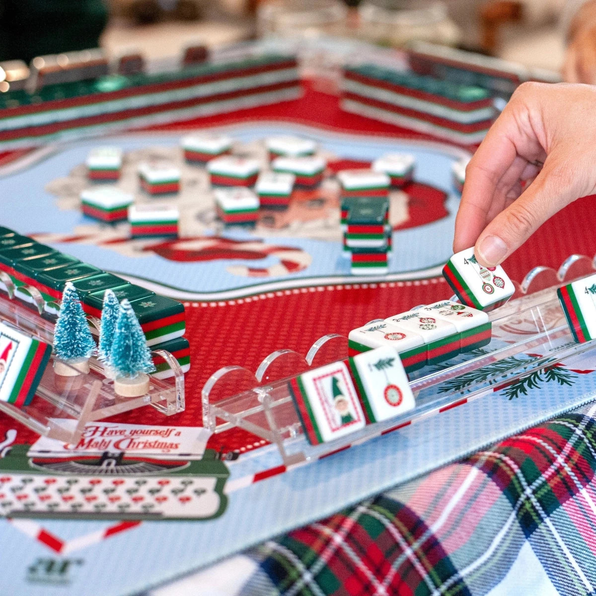 Santa’s Mahjong Mail Mahjong Mat | Anders Ruff - Mahjong Mat -Jimberly's Boutique-Olive Branch-Mississippi