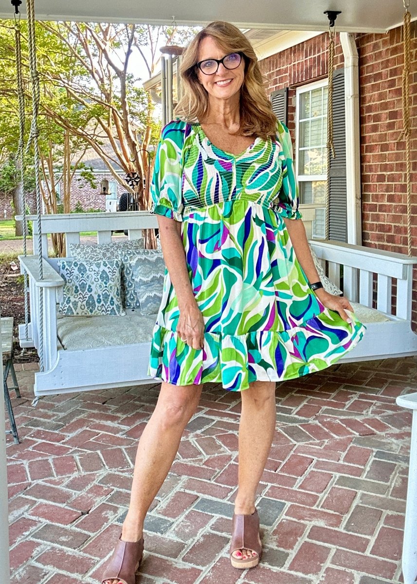 Satin Smocked Babydoll Dress | Jodifl - Jodifl Dress - Jimberly's Boutique - Olive Branch - Mississippi