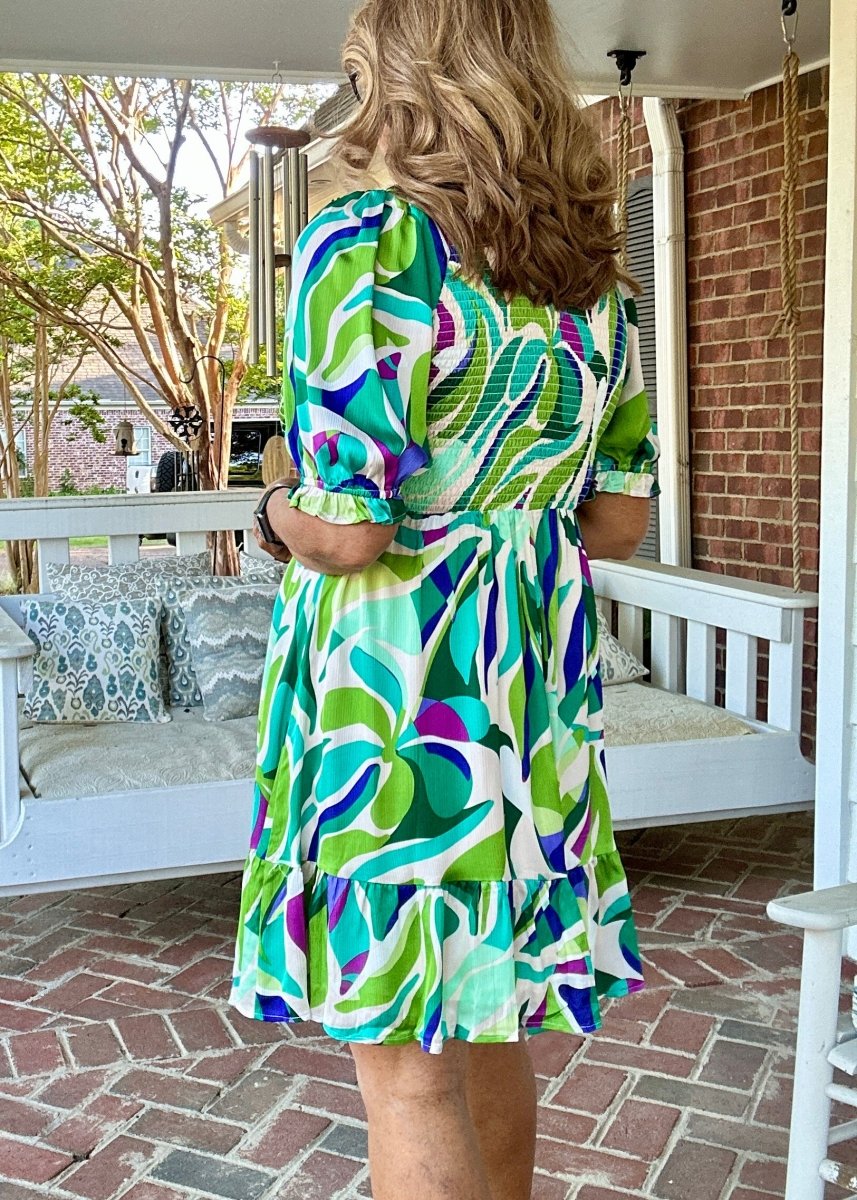 Satin Smocked Babydoll Dress | Jodifl - Jodifl Dress - Jimberly's Boutique - Olive Branch - Mississippi