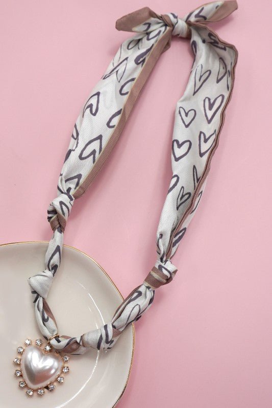 Scarf Necklace - scarf necklace - Jimberly's Boutique - Olive Branch - Mississippi