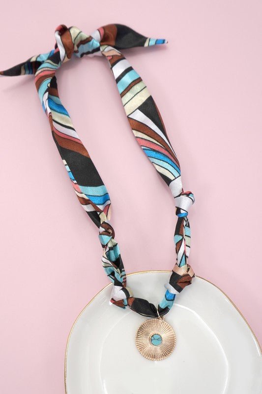 Scarf Necklace - scarf necklace - Jimberly's Boutique - Olive Branch - Mississippi