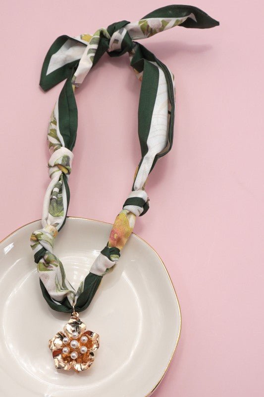 Scarf Necklace - scarf necklace - Jimberly's Boutique - Olive Branch - Mississippi
