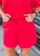 Scuba Shorts Set - Red - shorts set - Jimberly's Boutique - Olive Branch - Mississippi