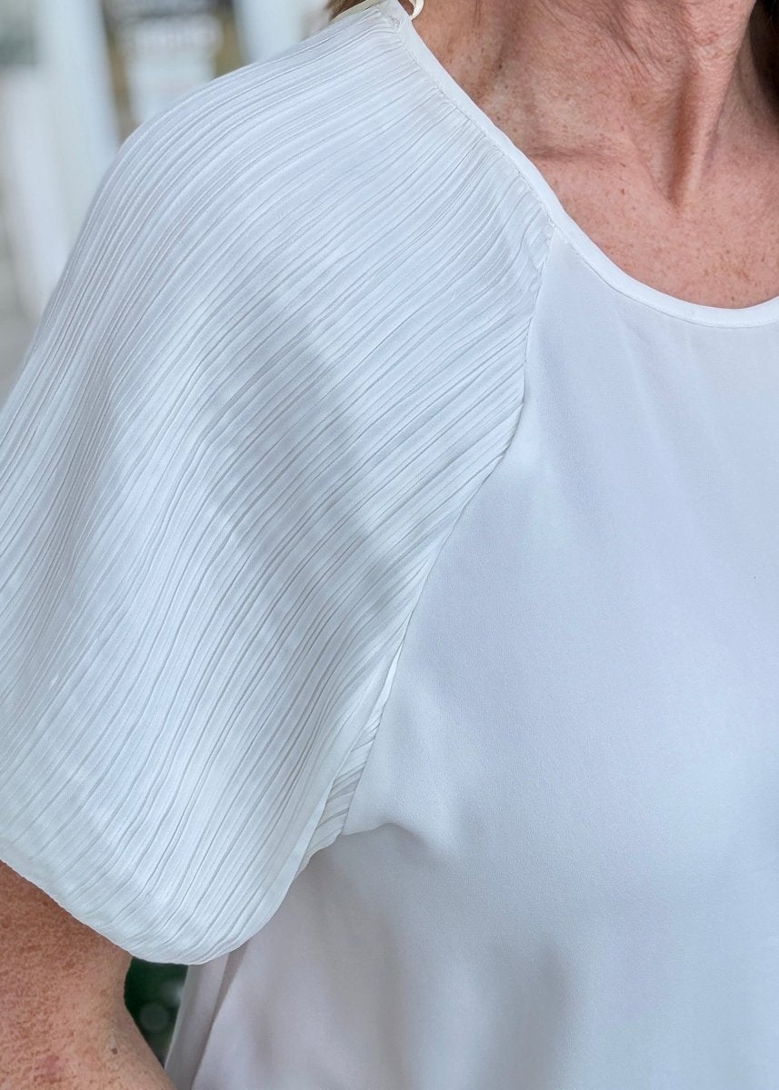 Shasta Off White Balloon Sleeve Top | Umgee - Umgee Top - Jimberly's Boutique - Olive Branch - Mississippi