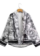 Shawl Collar Quilted Jacket - Black - quilted jacket - Jimberly's Boutique - Olive Branch - Mississippi