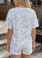 Silver Gray Camouflage Shorts Set - short set -Jimberly's Boutique-Olive Branch-Mississippi