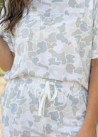 Silver Gray Camouflage Shorts Set - short set -Jimberly's Boutique-Olive Branch-Mississippi