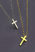 Simple Cross Tarnish Free Necklace - cross necklace - Jimberly's Boutique - Olive Branch - Mississippi