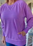 Simple Sutton Sweatshirt - Lt Plum (S - 3X) - Sweatshirt - Jimberly's Boutique - Olive Branch - Mississippi