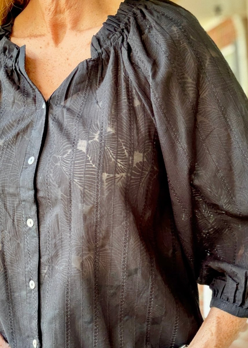 Simply Sarah Top - Black - Umgee Top - Jimberly's Boutique - Olive Branch - Mississippi