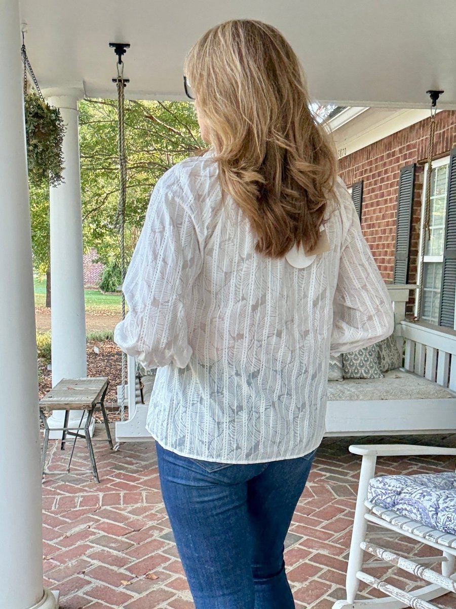 Simply Sarah Top - Off White - Umgee Top - Jimberly's Boutique - Olive Branch - Mississippi