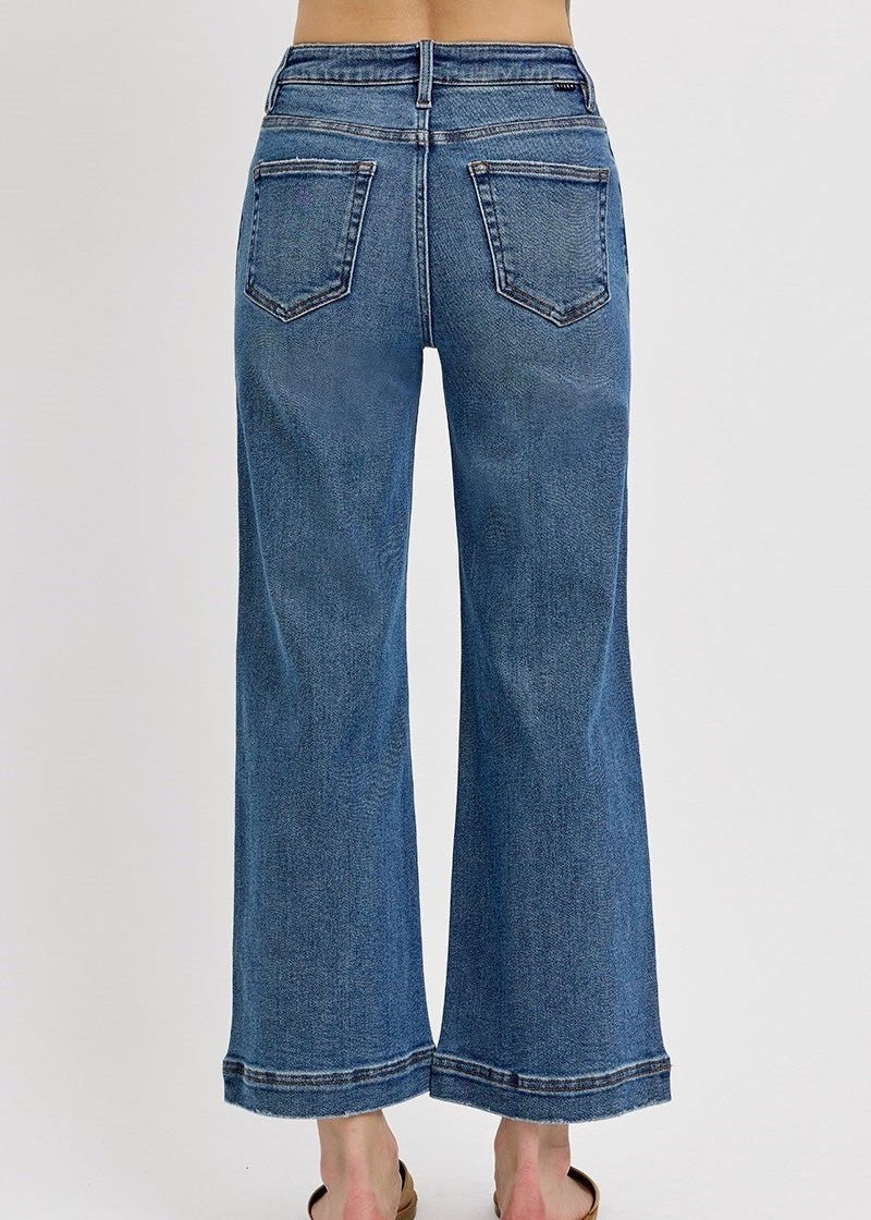 Simpson Front Yoke Crop Jeans | Risen - risen jeans - Jimberly's Boutique - Olive Branch - Mississippi