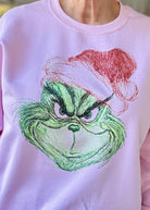 Sketchy Grinch Sweatshirt - sweatshirt - Jimberly's Boutique - Olive Branch - Mississippi