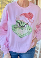 Sketchy Grinch Sweatshirt - sweatshirt - Jimberly's Boutique - Olive Branch - Mississippi