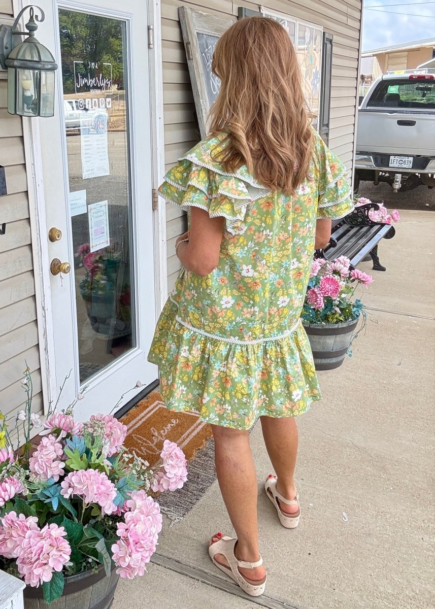 Skylar Floral Babydoll Dress | Umgee - Umgee Dress - Jimberly's Boutique - Olive Branch - Mississippi