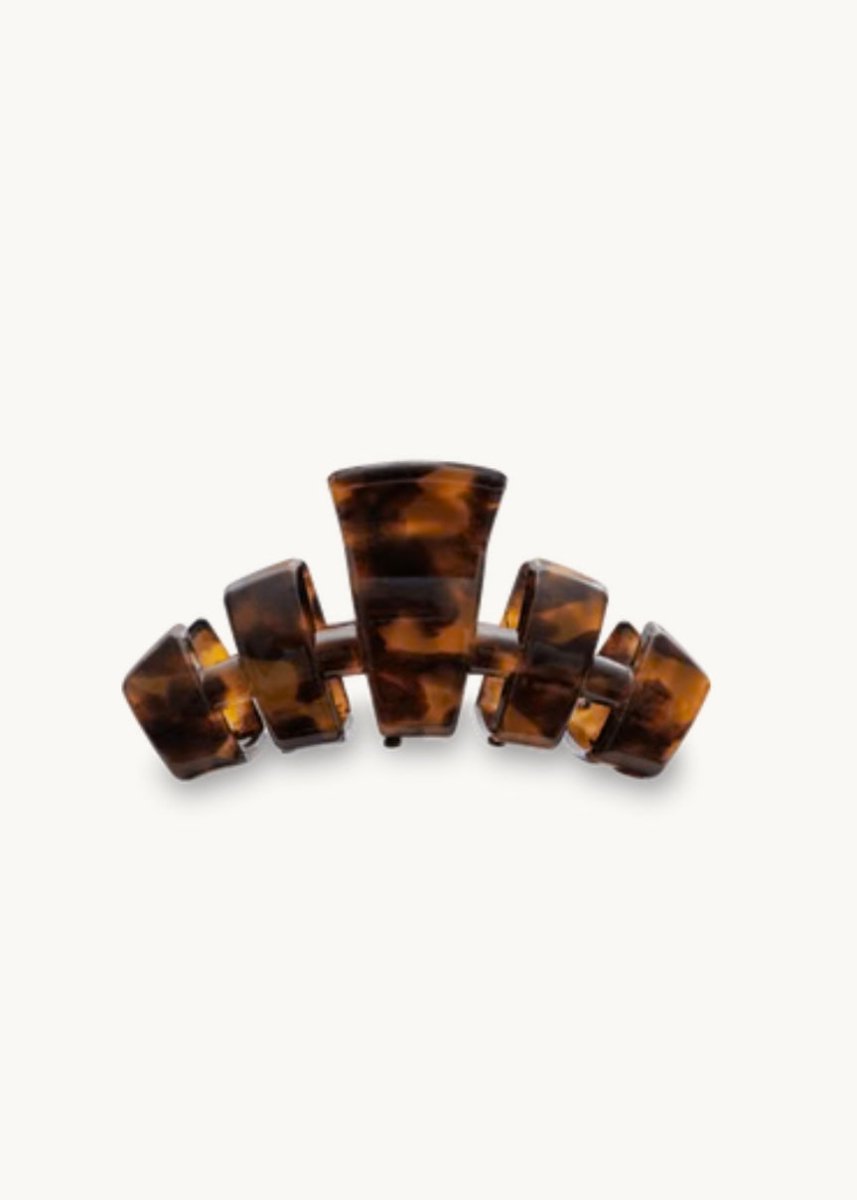 Small Hair Clip | Classic | Tortoise | Teleties - Teletie Classic Hair Clip - Jimberly's Boutique - Olive Branch - Mississippi