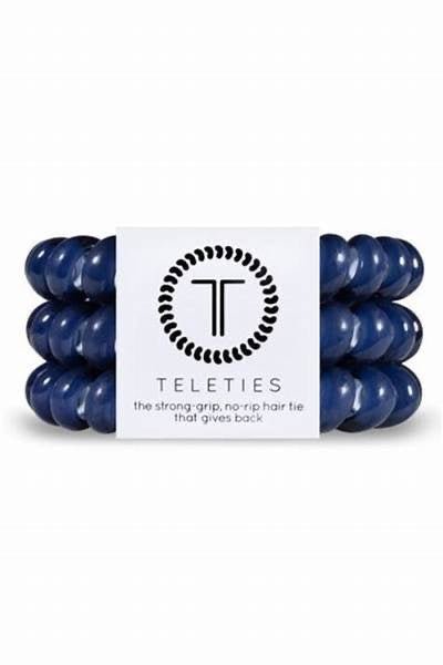 Small | Teleties | Hair Ties | Nantucket Navy - Teleties Hair Ties -Jimberly's Boutique-Olive Branch-Mississippi