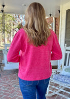 Soft Collared Sweater - Viva Magenta - sweater - Jimberly's Boutique - Olive Branch - Mississippi