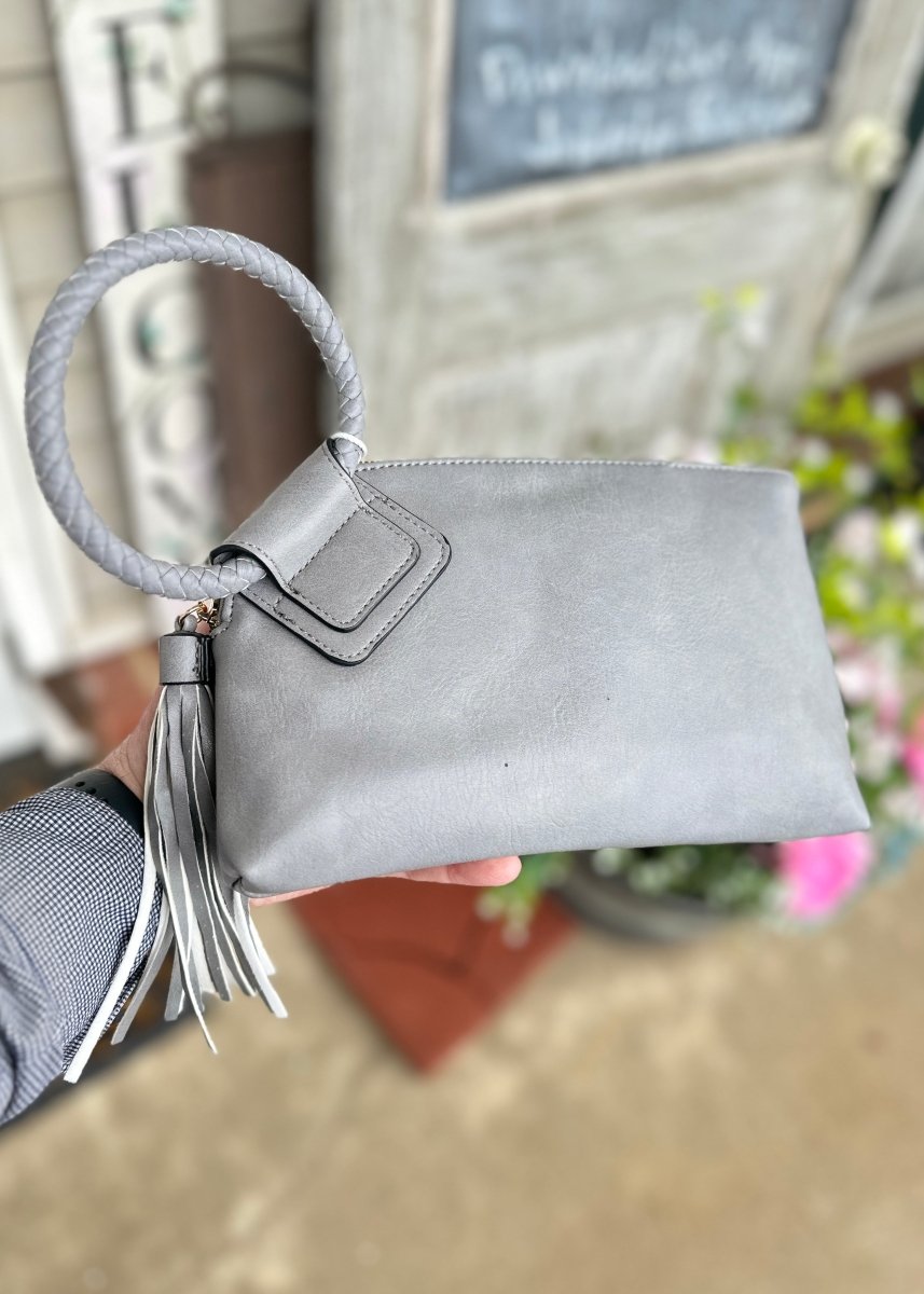 Soft Wristlet/Clutch with Tassel - Purse -Jimberly's Boutique-Olive Branch-Mississippi