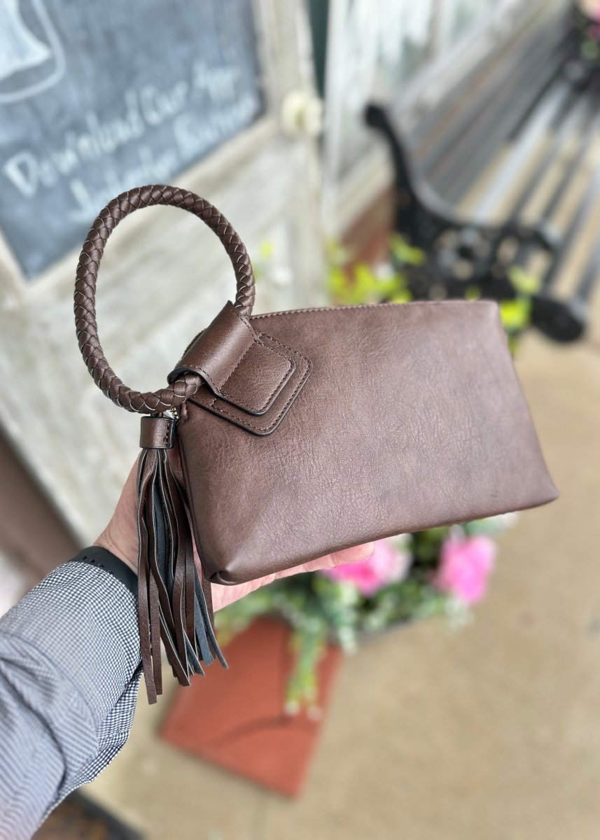 Soft Wristlet/Clutch with Tassel - Purse -Jimberly's Boutique-Olive Branch-Mississippi