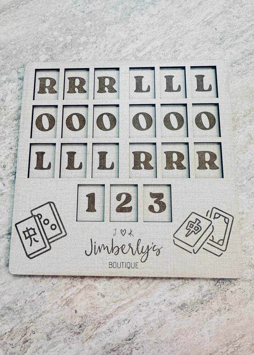 Solo Mahjong Practice Board - Mahjoard solo practice board - Jimberly's Boutique - Olive Branch - Mississippi