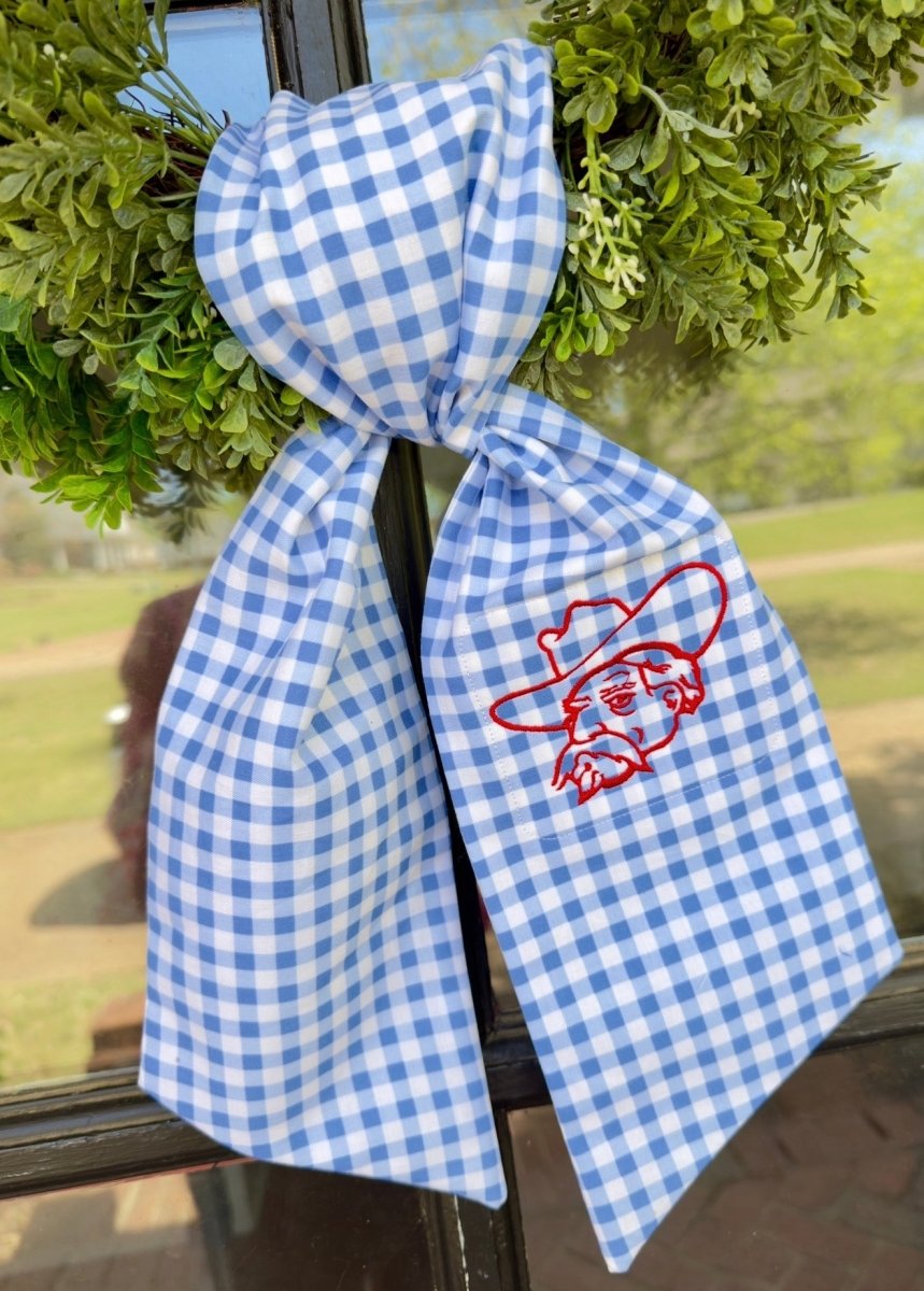 Southern Gent Embroidered Wreath Sash - Jimberly's Boutique - Olive Branch - Mississippi
