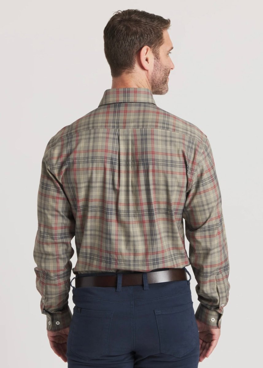Southern Marsh | Barnstable Lines Performance Dress Shirt - Southern Marsh Dress Shirt - Jimberly's Boutique - Olive Branch - Mississippi