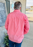 Southern Marsh | Calabash Performance Dress Shirt | Peach & Coral - Southern Marsh Dress Shirt -Jimberly's Boutique-Olive Branch-Mississippi