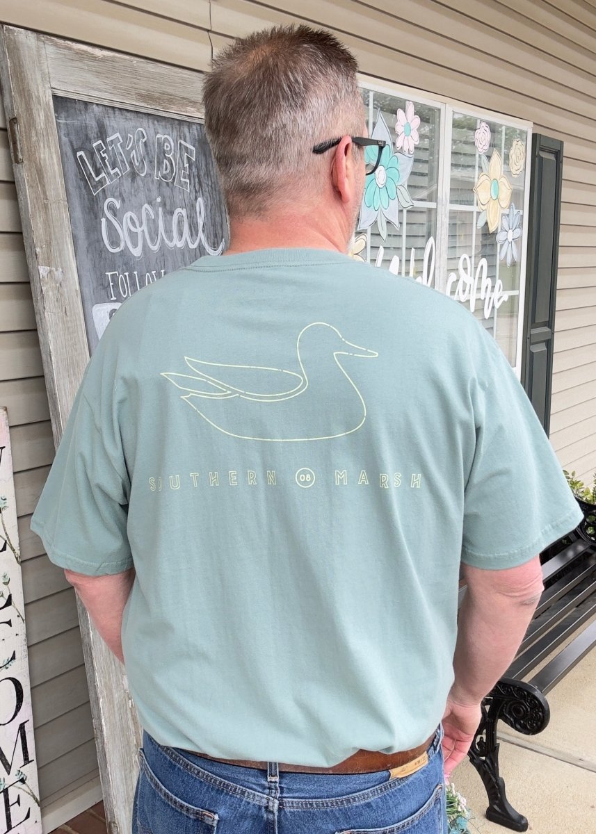 Southern Marsh | Original Outline Tee | Burnt Sage - Graphic Tee -Jimberly's Boutique-Olive Branch-Mississippi