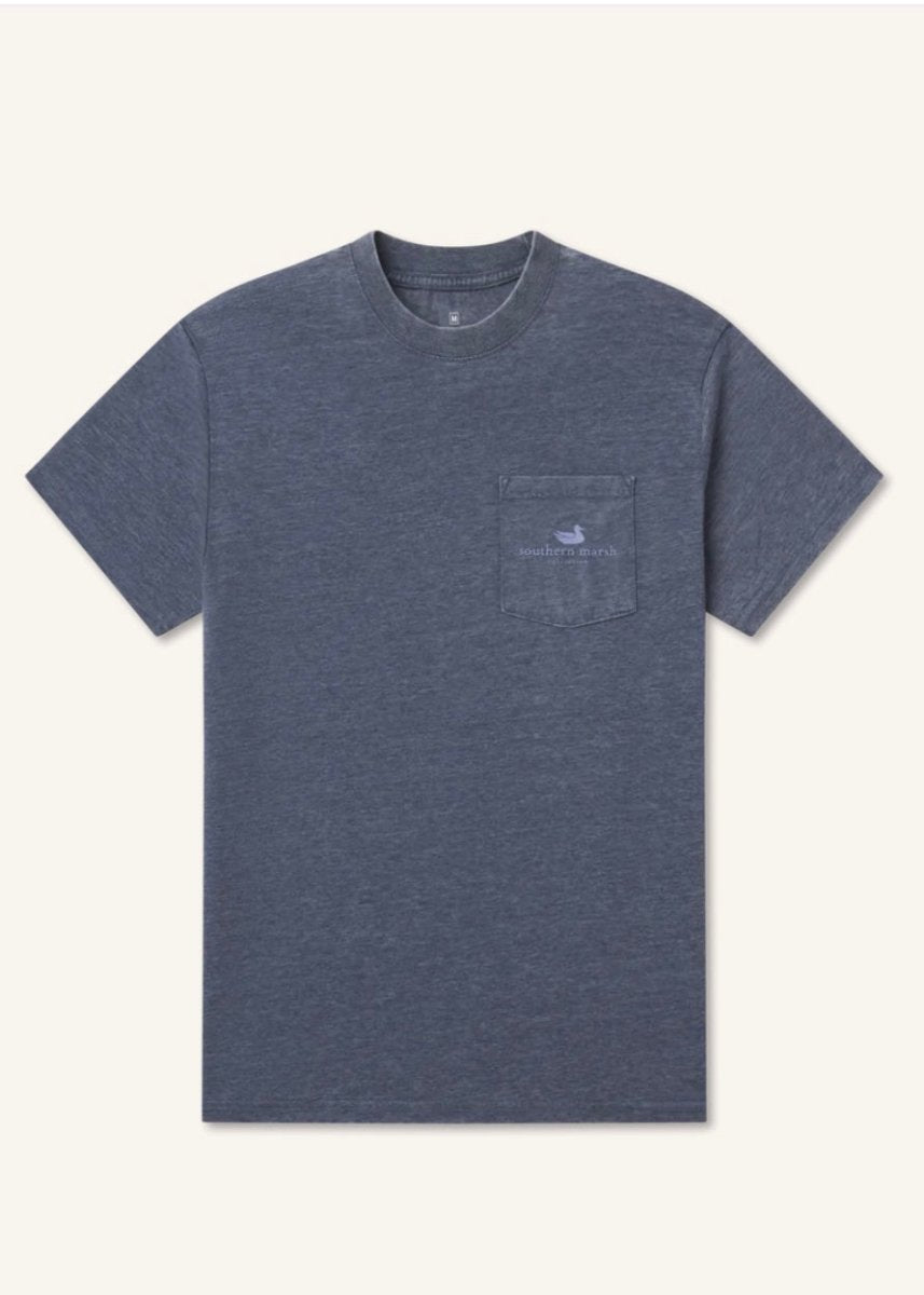 Southern Marsh Seawash Tee | Classic | Washed Navy - Southern Marsh Graphic Tee -Jimberly's Boutique-Olive Branch-Mississippi