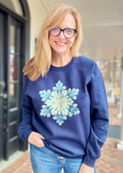 Special Faux Crochet Snowflake Sweatshirt - sweatshirt - Jimberly's Boutique - Olive Branch - Mississippi