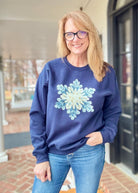 Special Faux Crochet Snowflake Sweatshirt - sweatshirt - Jimberly's Boutique - Olive Branch - Mississippi