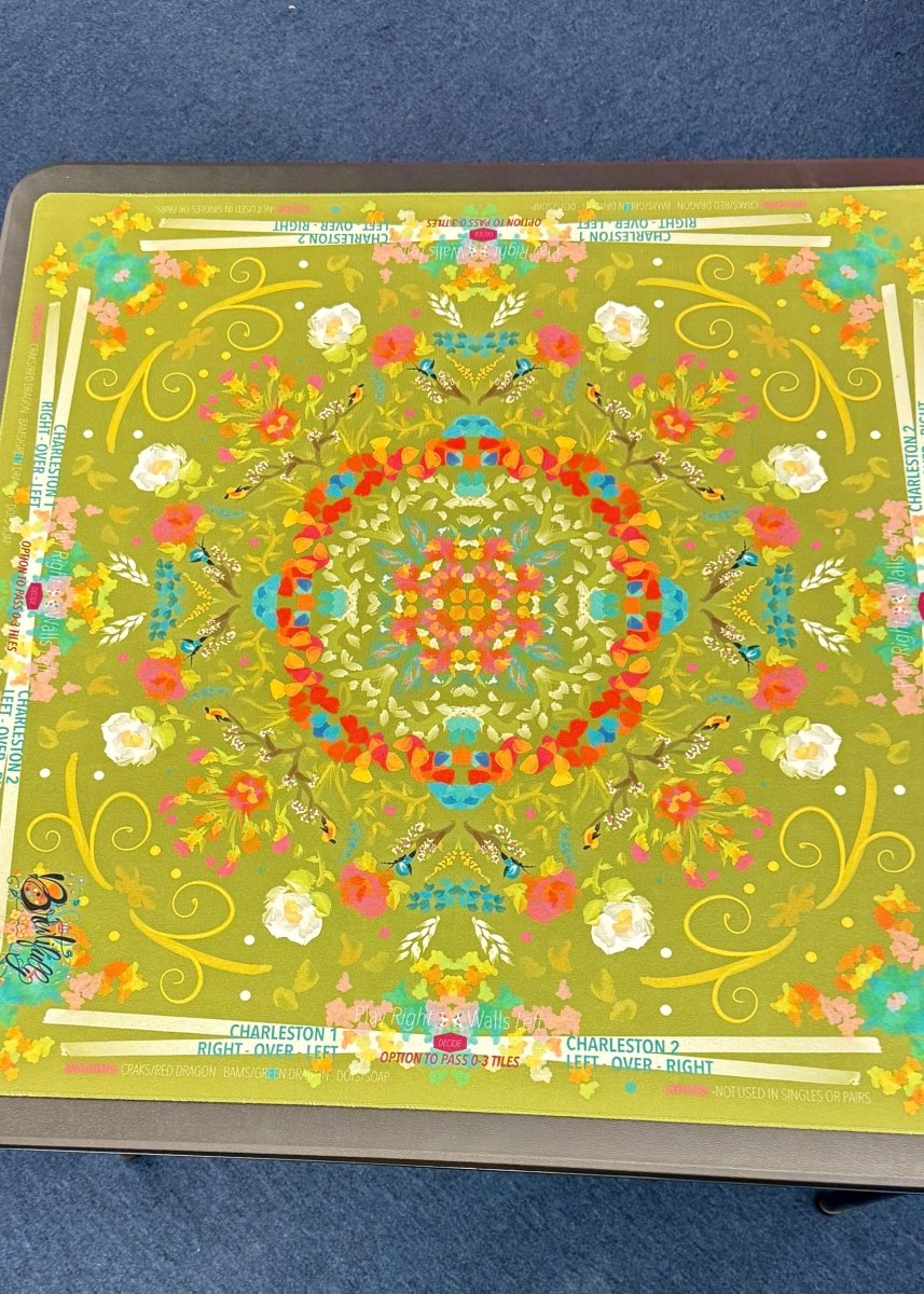 Spring On Green Mahjong Mat | Brewtifully - Jimberly's Boutique - Olive Branch - Mississippi