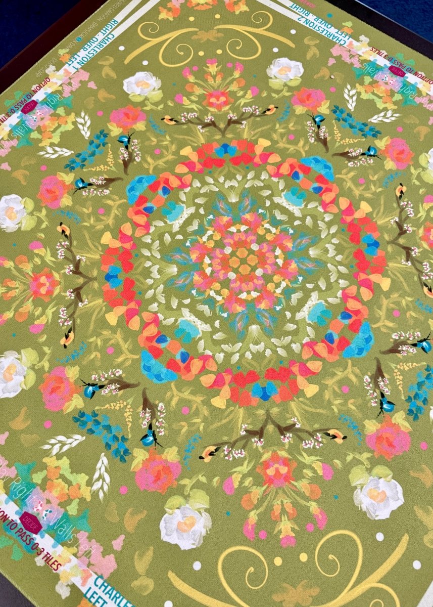 Spring On Green Mahjong Mat | Brewtifully - Jimberly's Boutique - Olive Branch - Mississippi